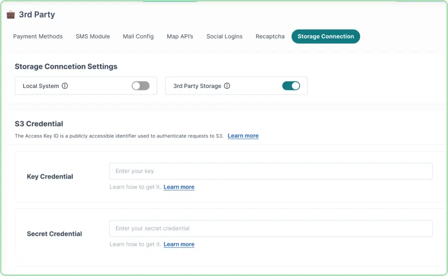 Amazon S3 Integration for Scalable Storage